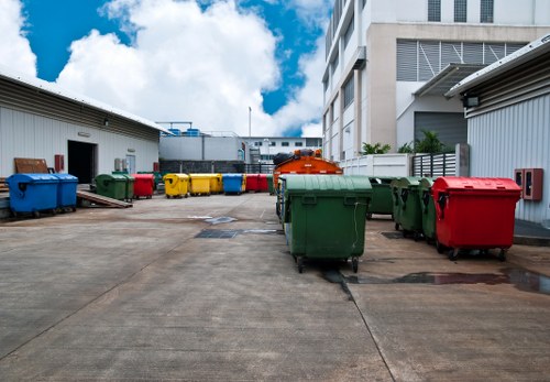Eco-friendly site clearance practices in an urban area