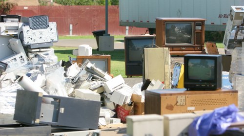 Safe disposal of electronic waste in office clearance